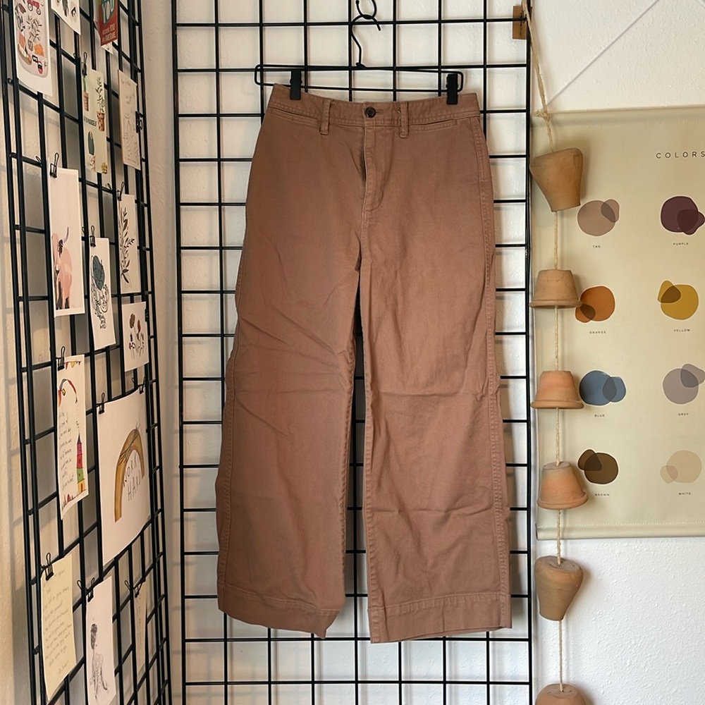 GAP High Rise Wide-Leg Crop